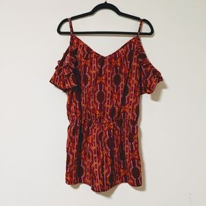 DONATED 💥 Bright Off the Shoulder Romper